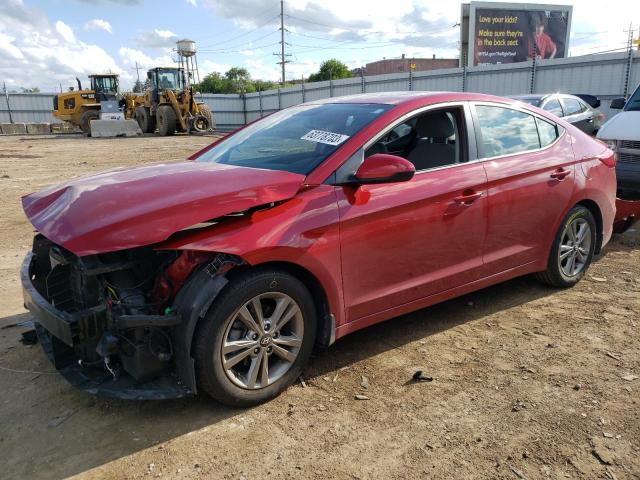 hyundai elantra se 2018 kmhd84lf7ju623686