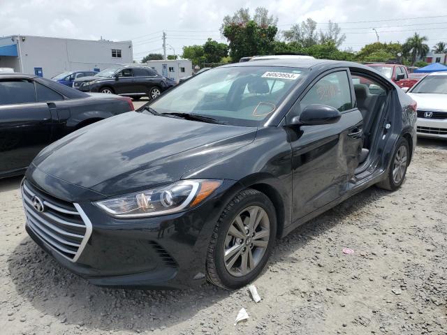 hyundai elantra se 2018 kmhd84lf7ju646191