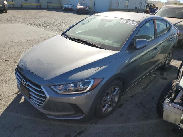 hyundai elantra se 2018 kmhd84lf7ju677232