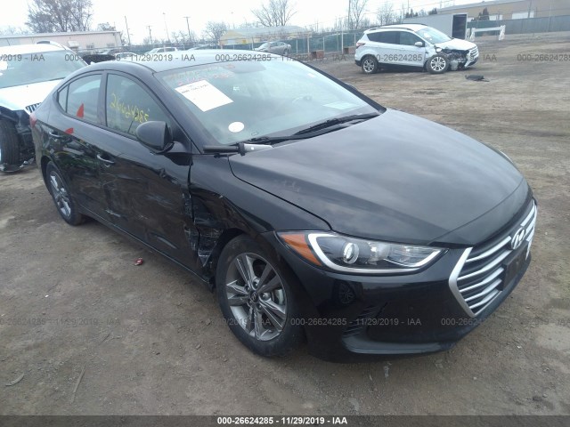 hyundai elantra 2018 kmhd84lf7ju705949