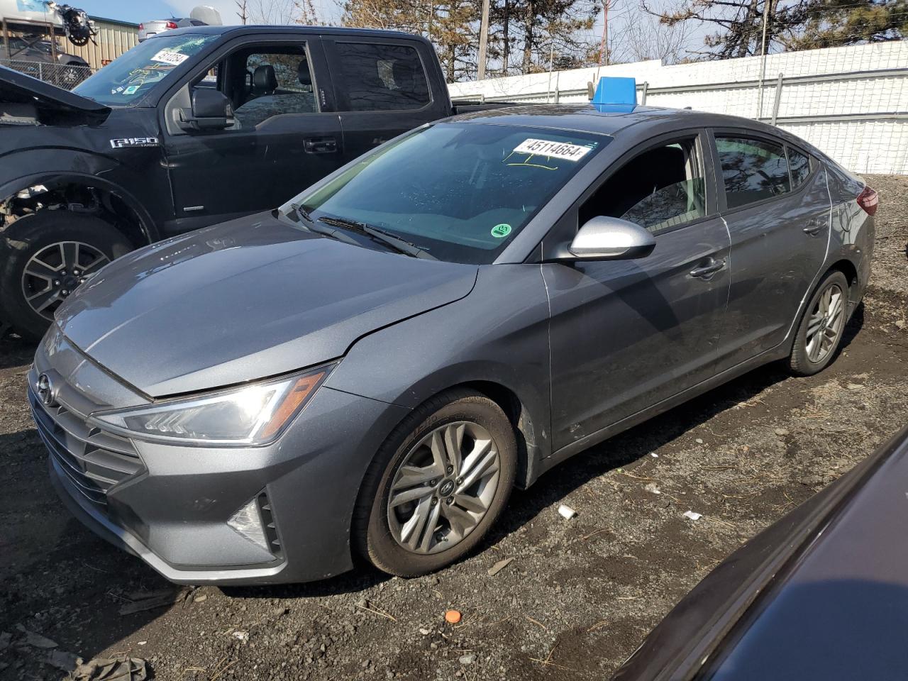 hyundai elantra 2019 kmhd84lf7ku877867