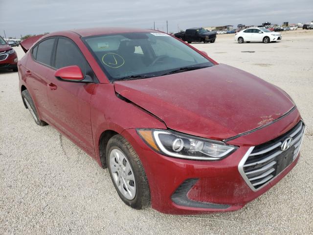 hyundai elantra se 2017 kmhd84lf8hu075417