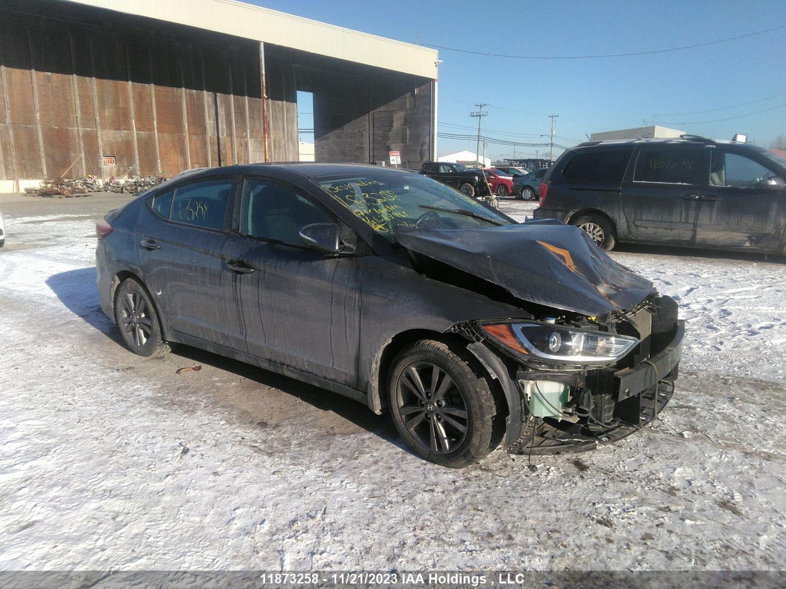 hyundai elantra 2017 kmhd84lf8hu087468