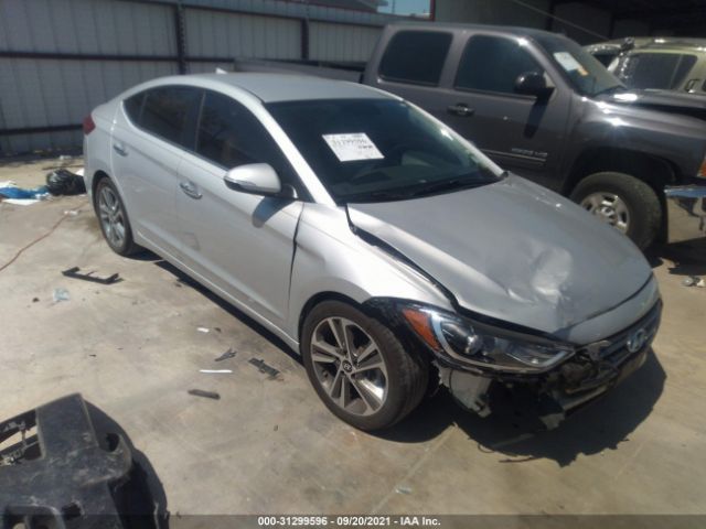 hyundai elantra 2017 kmhd84lf8hu118976