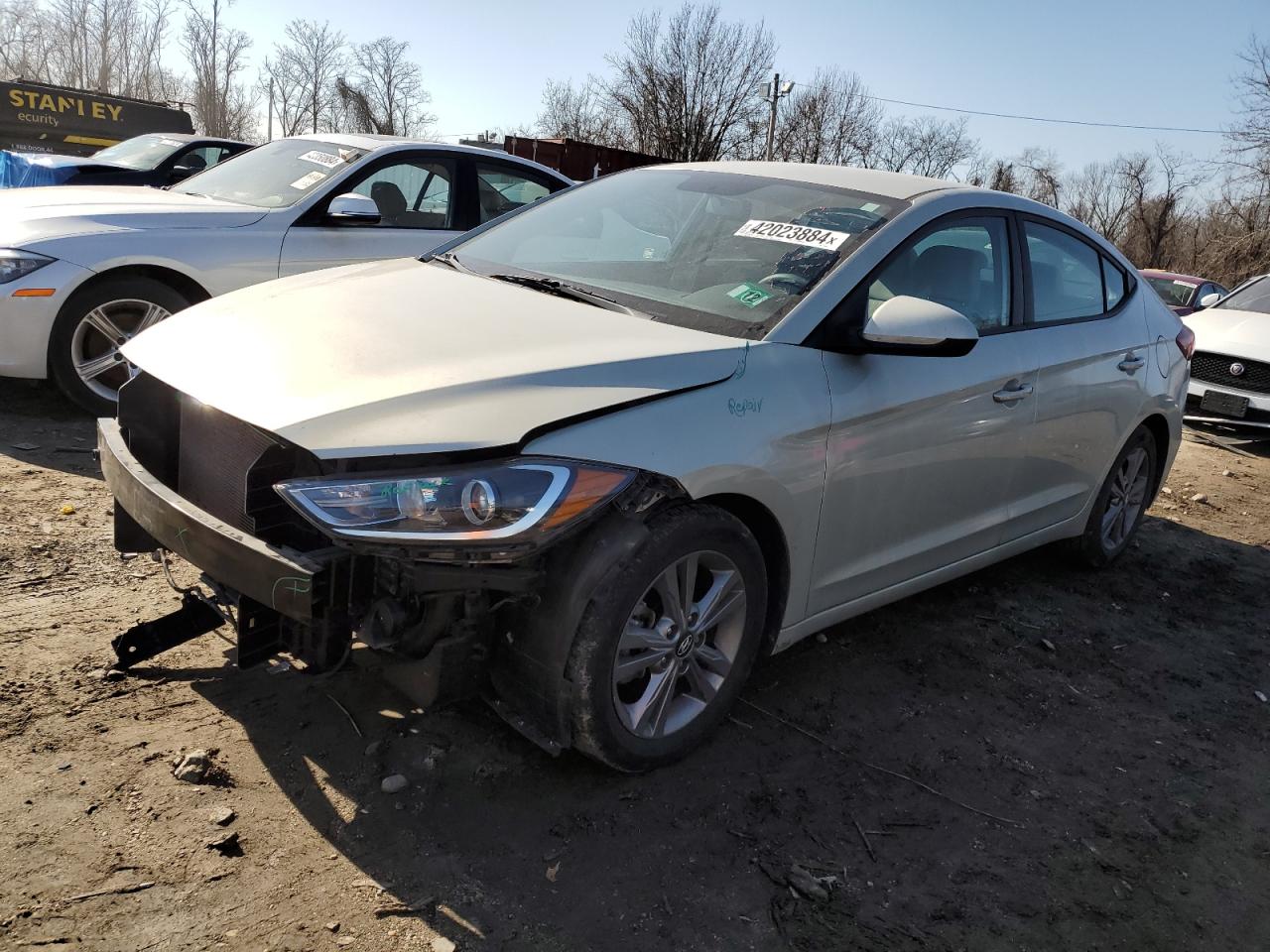 hyundai elantra 2017 kmhd84lf8hu144316