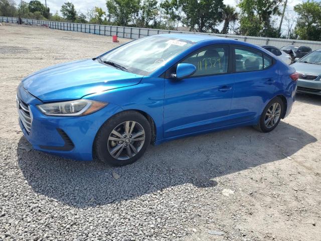 hyundai elantra 2017 kmhd84lf8hu192611