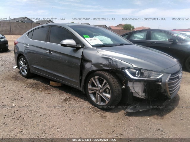 hyundai elantra 2017 kmhd84lf8hu198103