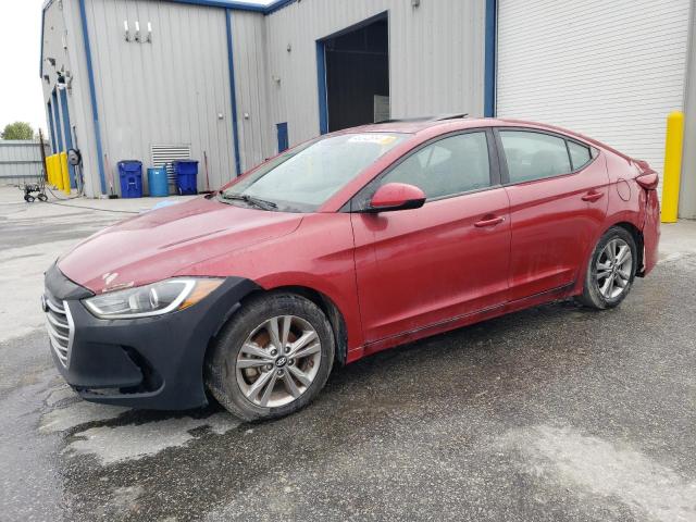 hyundai elantra 2017 kmhd84lf8hu261152