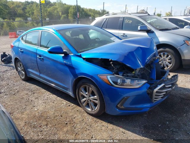 hyundai elantra 2017 kmhd84lf8hu351305