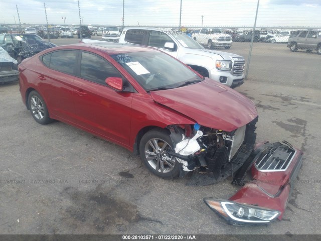 hyundai elantra 2017 kmhd84lf8hu365981