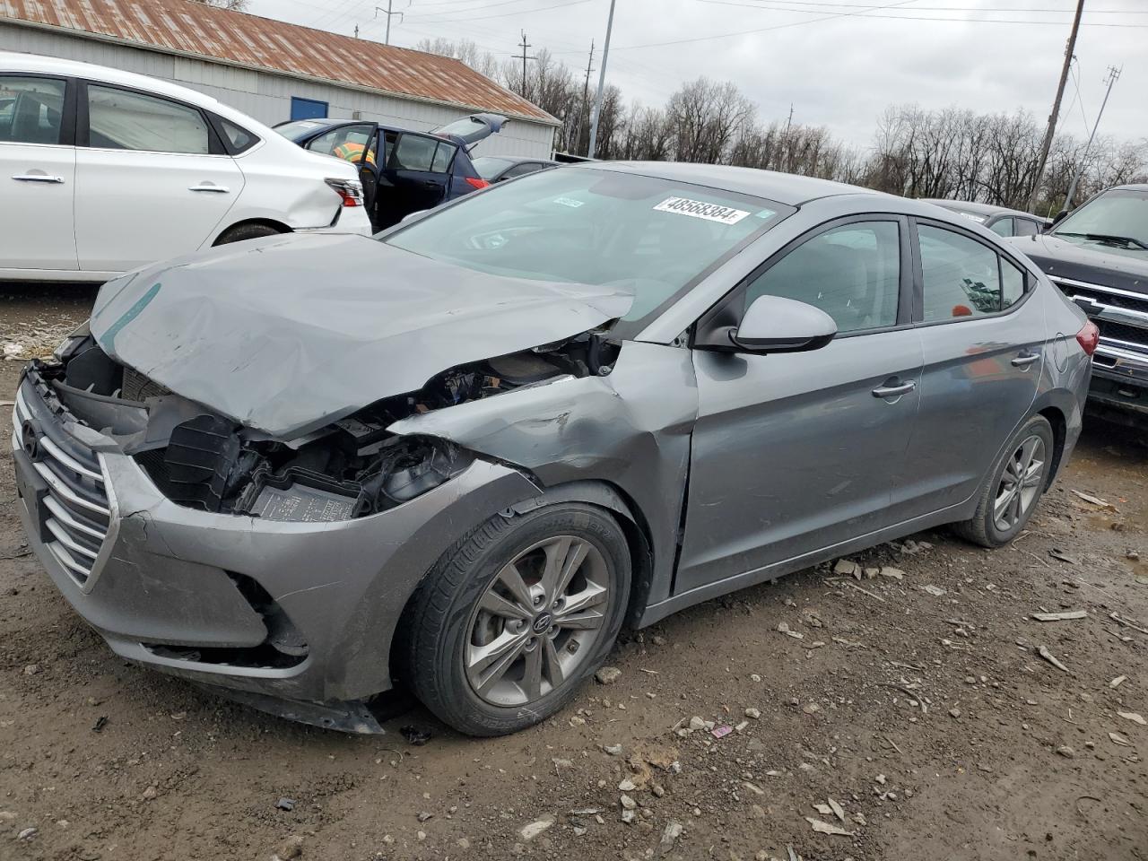 hyundai elantra 2017 kmhd84lf8hu369822