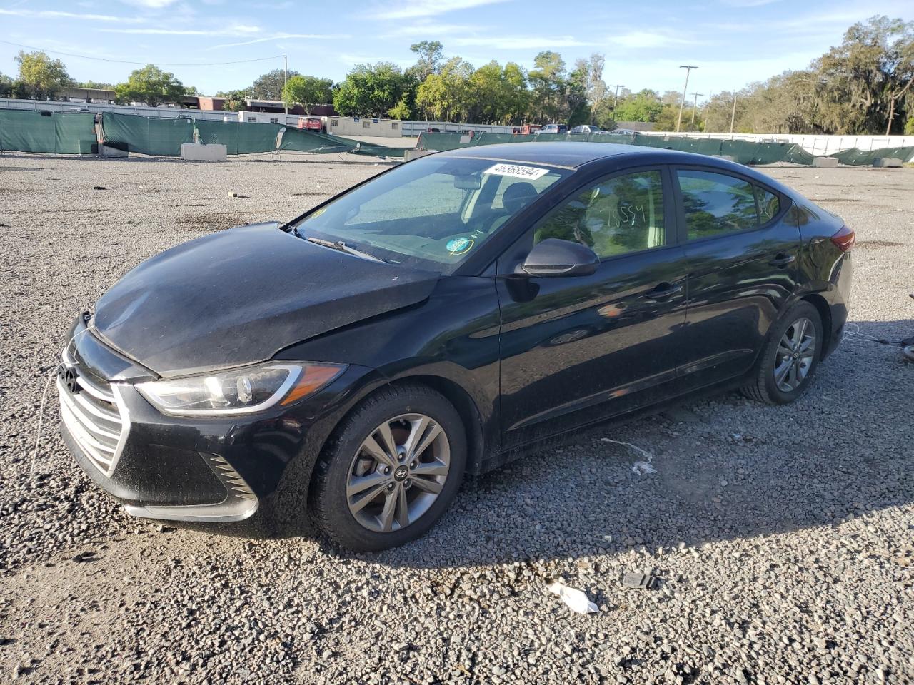 hyundai elantra 2018 kmhd84lf8ju491022