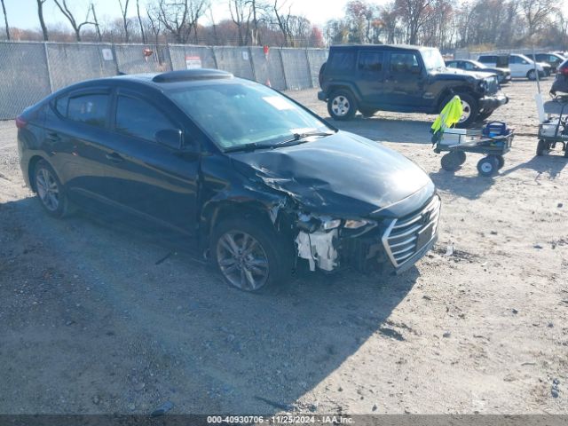 hyundai elantra 2018 kmhd84lf8ju508238