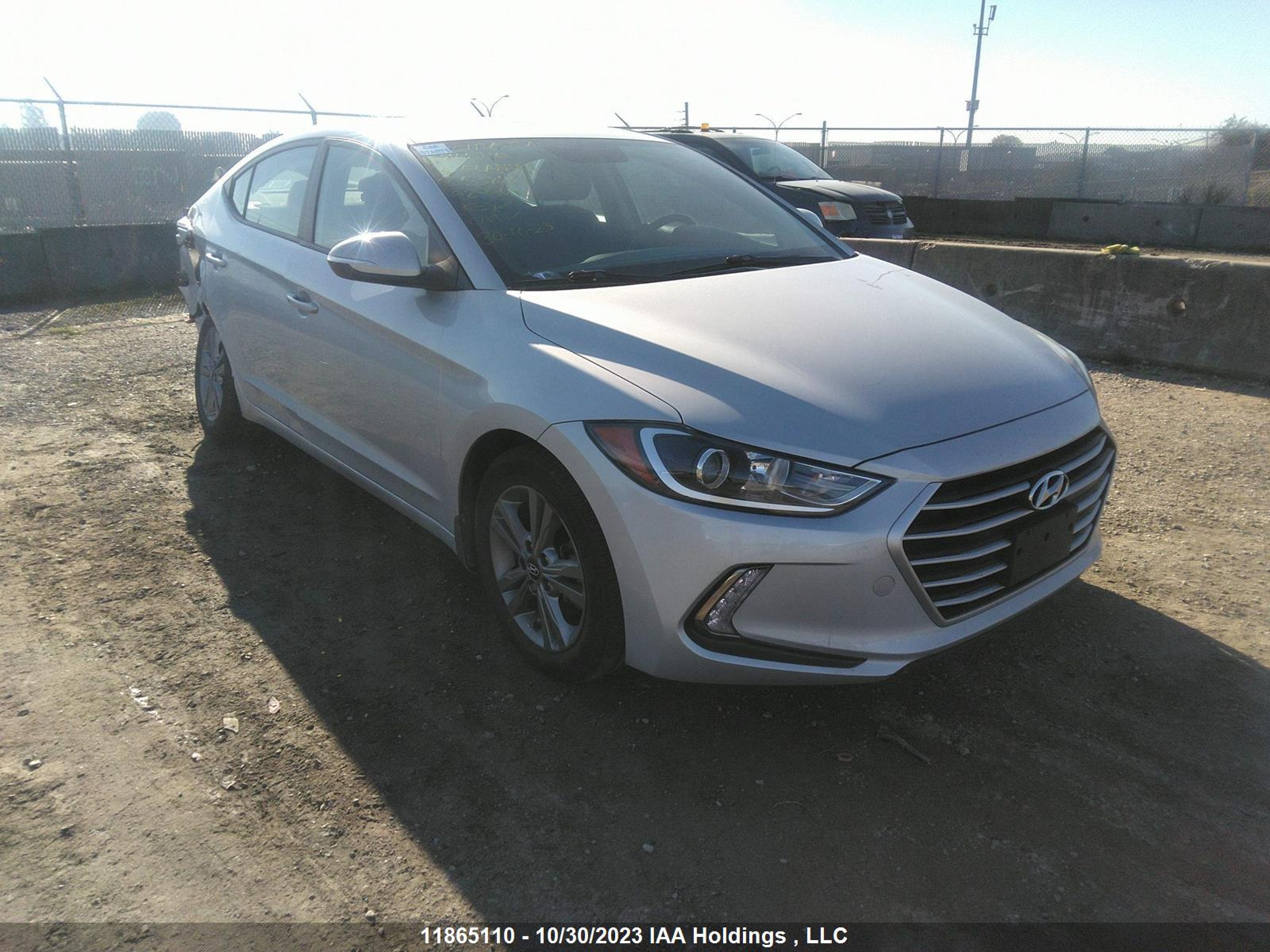 hyundai elantra 2018 kmhd84lf8ju538808