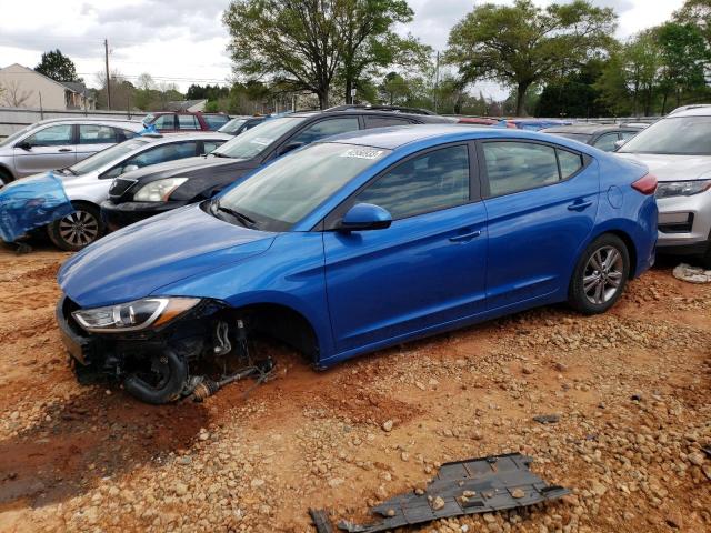 hyundai elantra se 2018 kmhd84lf8ju547511