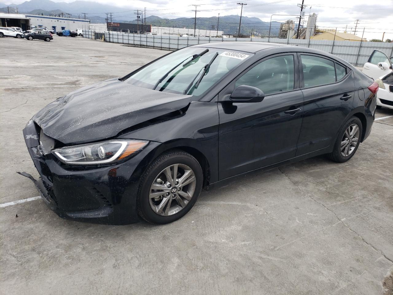 hyundai elantra 2018 kmhd84lf8ju570948