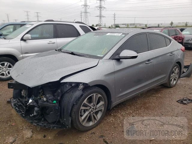 hyundai elantra 2018 kmhd84lf8ju585725