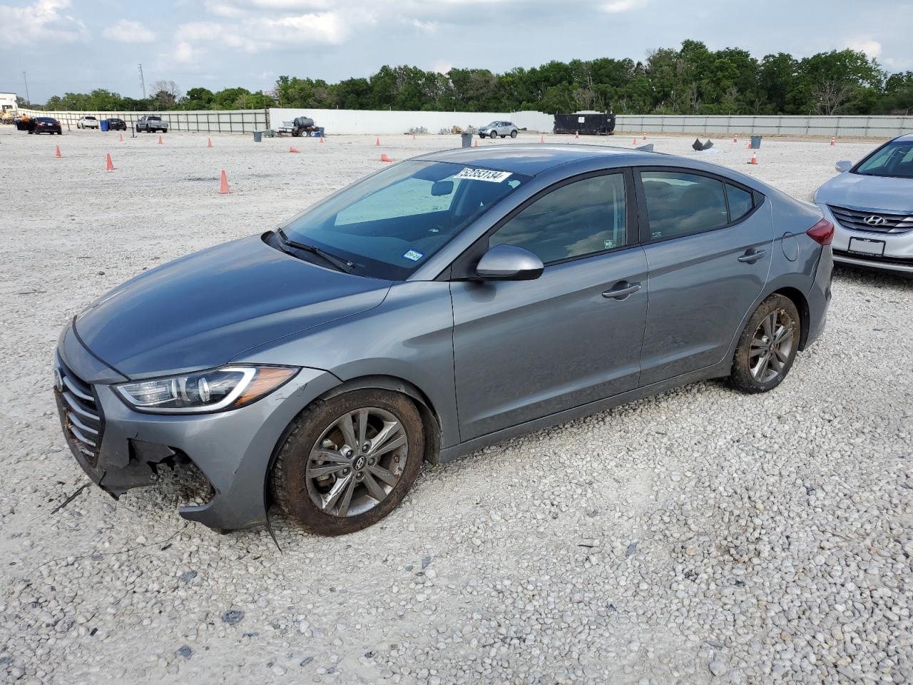 hyundai elantra 2018 kmhd84lf8ju688210