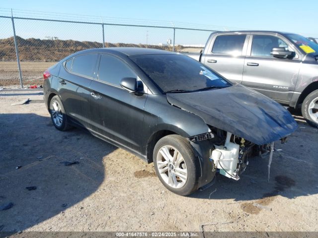 hyundai elantra 2019 kmhd84lf8ku730344