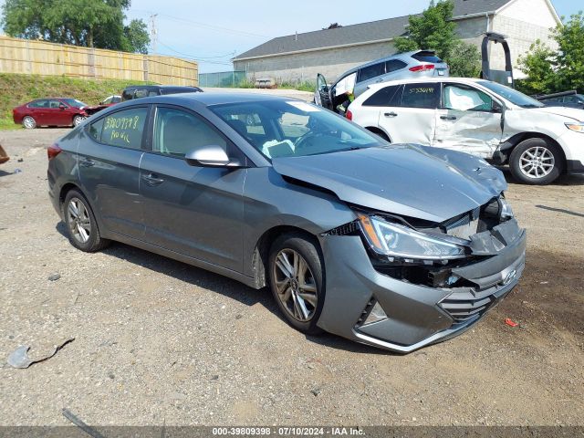 hyundai elantra 2019 kmhd84lf8ku738105