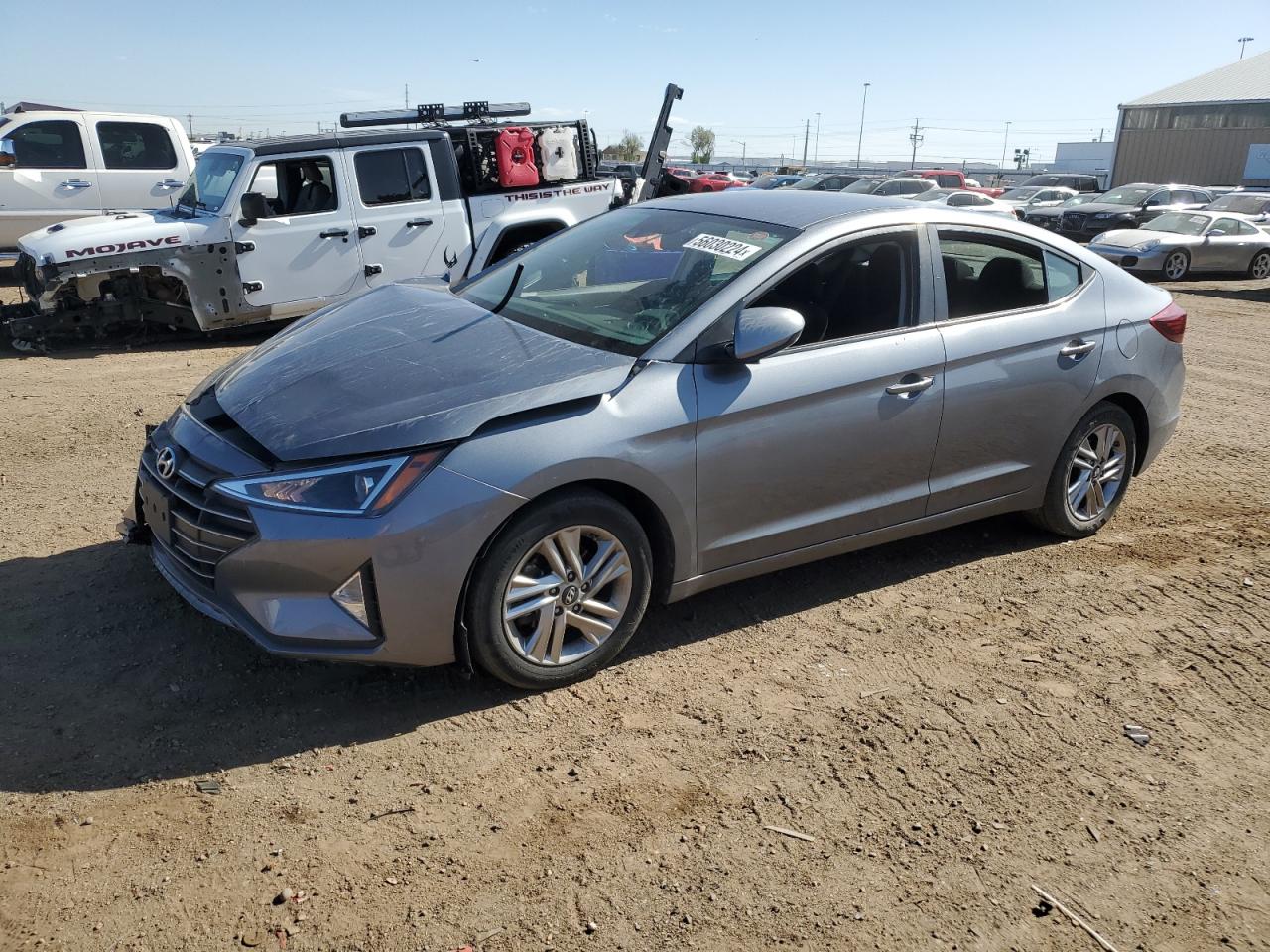 hyundai elantra 2019 kmhd84lf8ku820755