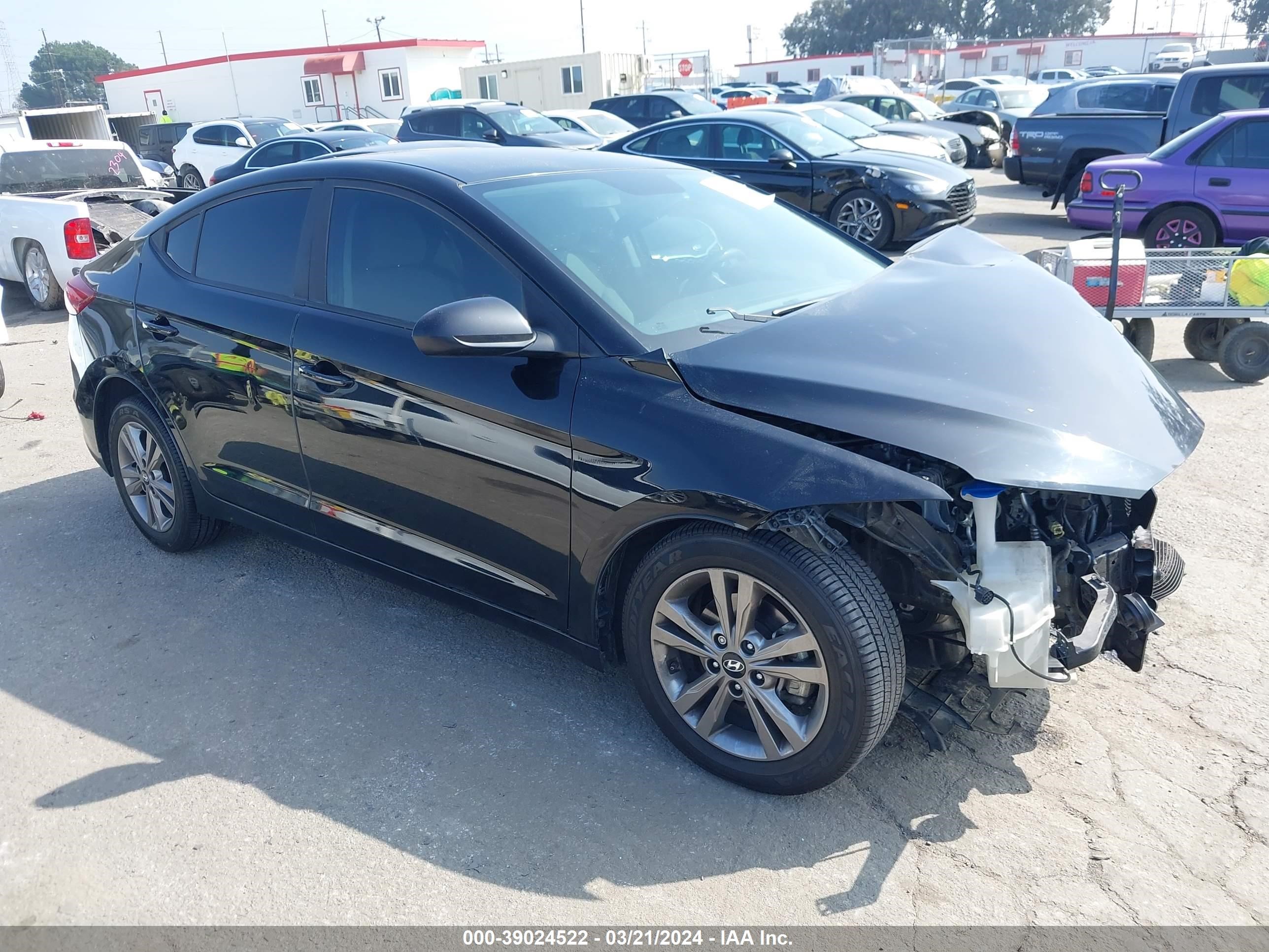 hyundai elantra 2017 kmhd84lf9hu069710