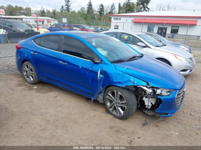 hyundai elantra 2017 kmhd84lf9hu127458