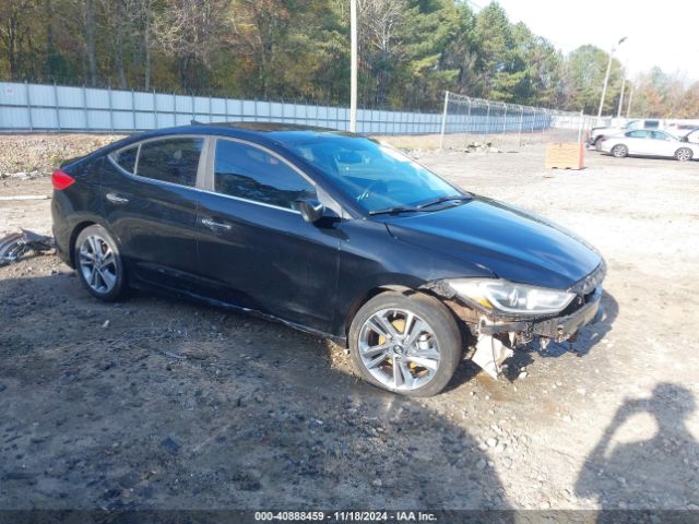 hyundai elantra 2017 kmhd84lf9hu156460