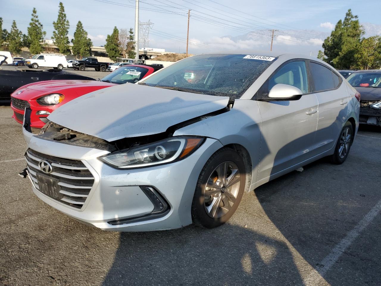 hyundai elantra 2017 kmhd84lf9hu203597