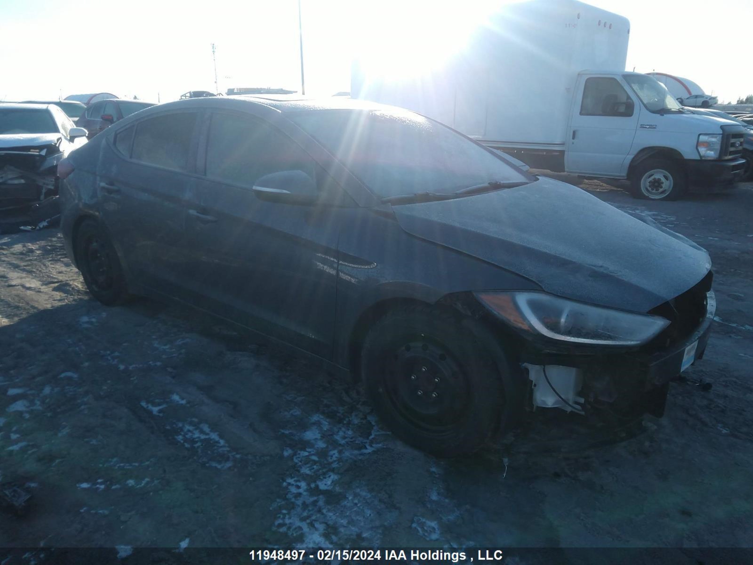 hyundai elantra 2017 kmhd84lf9hu249799