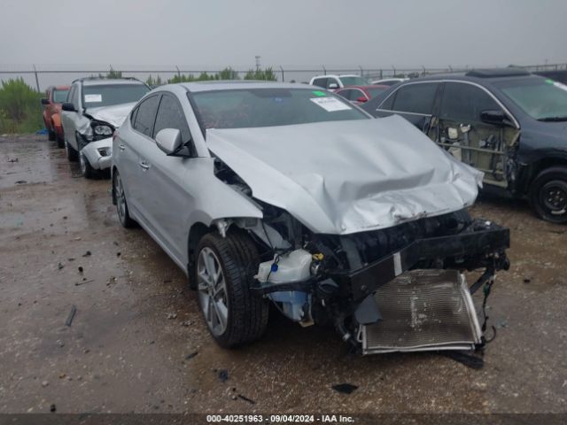 hyundai elantra 2017 kmhd84lf9hu298324