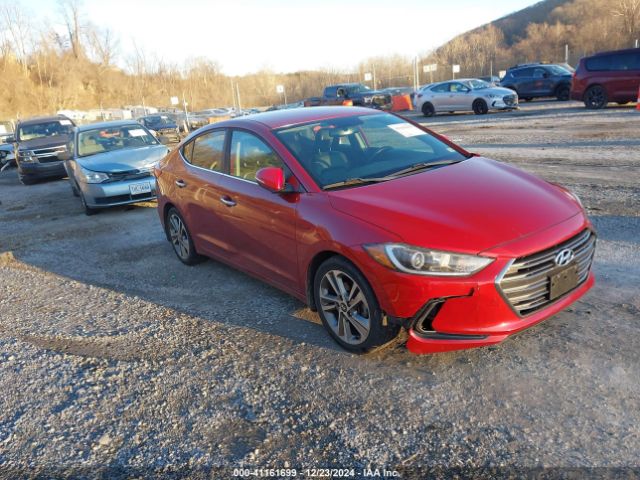 hyundai elantra 2017 kmhd84lf9hu339647