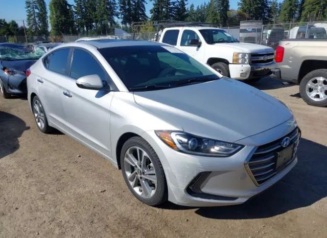 hyundai elantra 2017 kmhd84lf9hu354973