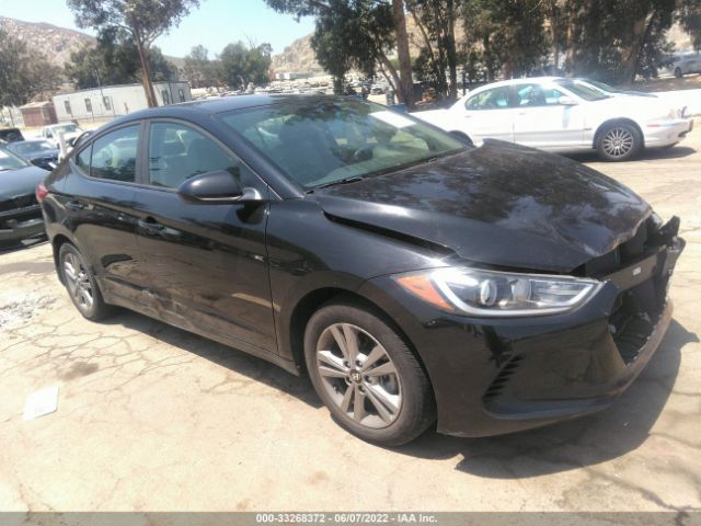 hyundai elantra 2018 kmhd84lf9ju510273