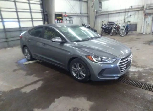 hyundai elantra 2018 kmhd84lf9ju571056