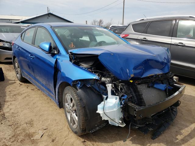 hyundai elantra se 2018 kmhd84lf9ju608266