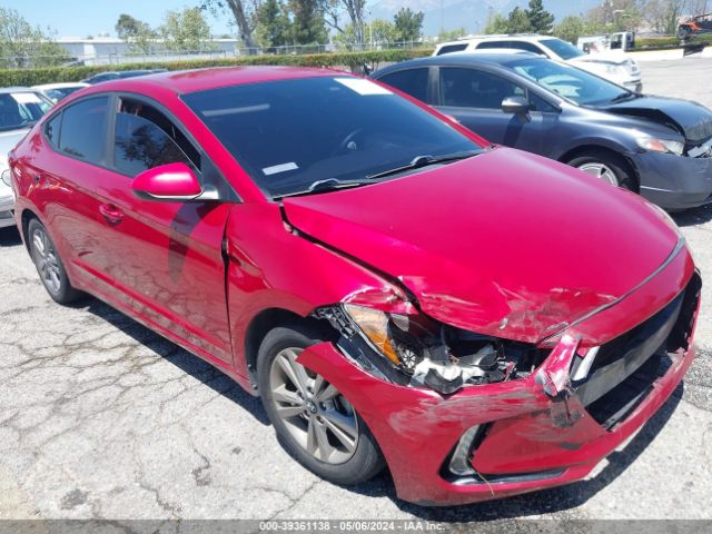 hyundai elantra 2018 kmhd84lf9ju697840