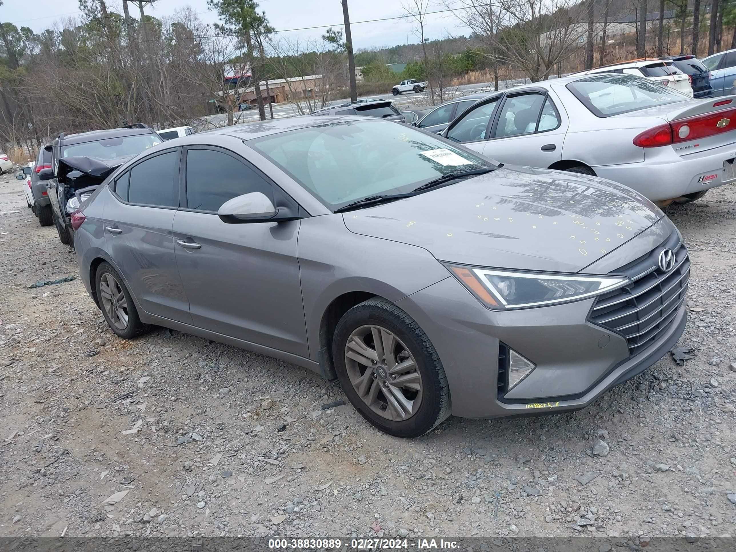 hyundai elantra 2020 kmhd84lf9lu978393