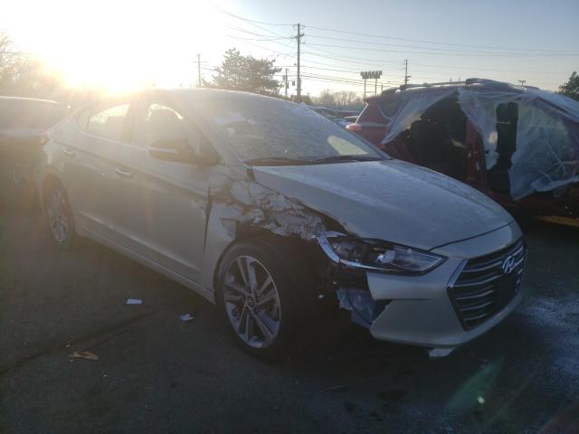 hyundai elantra 2017 kmhd84lfxhu061955