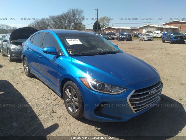 hyundai elantra 2017 kmhd84lfxhu064046