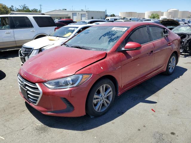 hyundai elantra 2017 kmhd84lfxhu102584