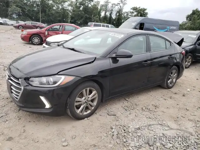 hyundai elantra 2017 kmhd84lfxhu103069