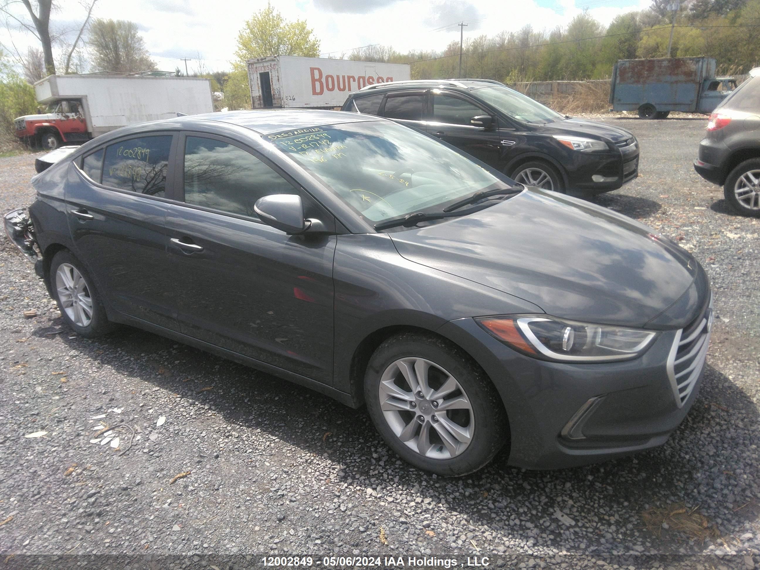 hyundai elantra 2017 kmhd84lfxhu121748