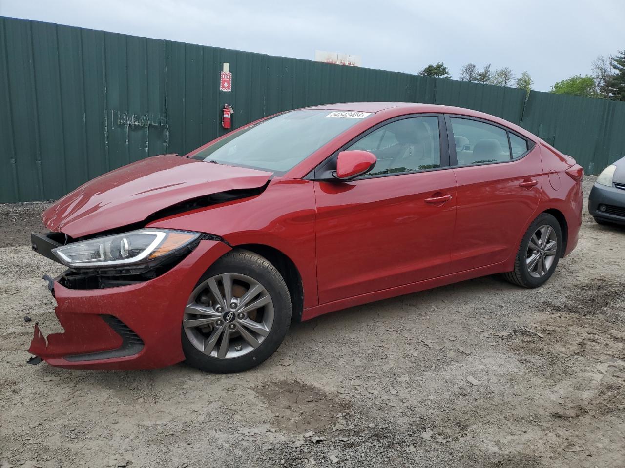 hyundai elantra 2017 kmhd84lfxhu162090