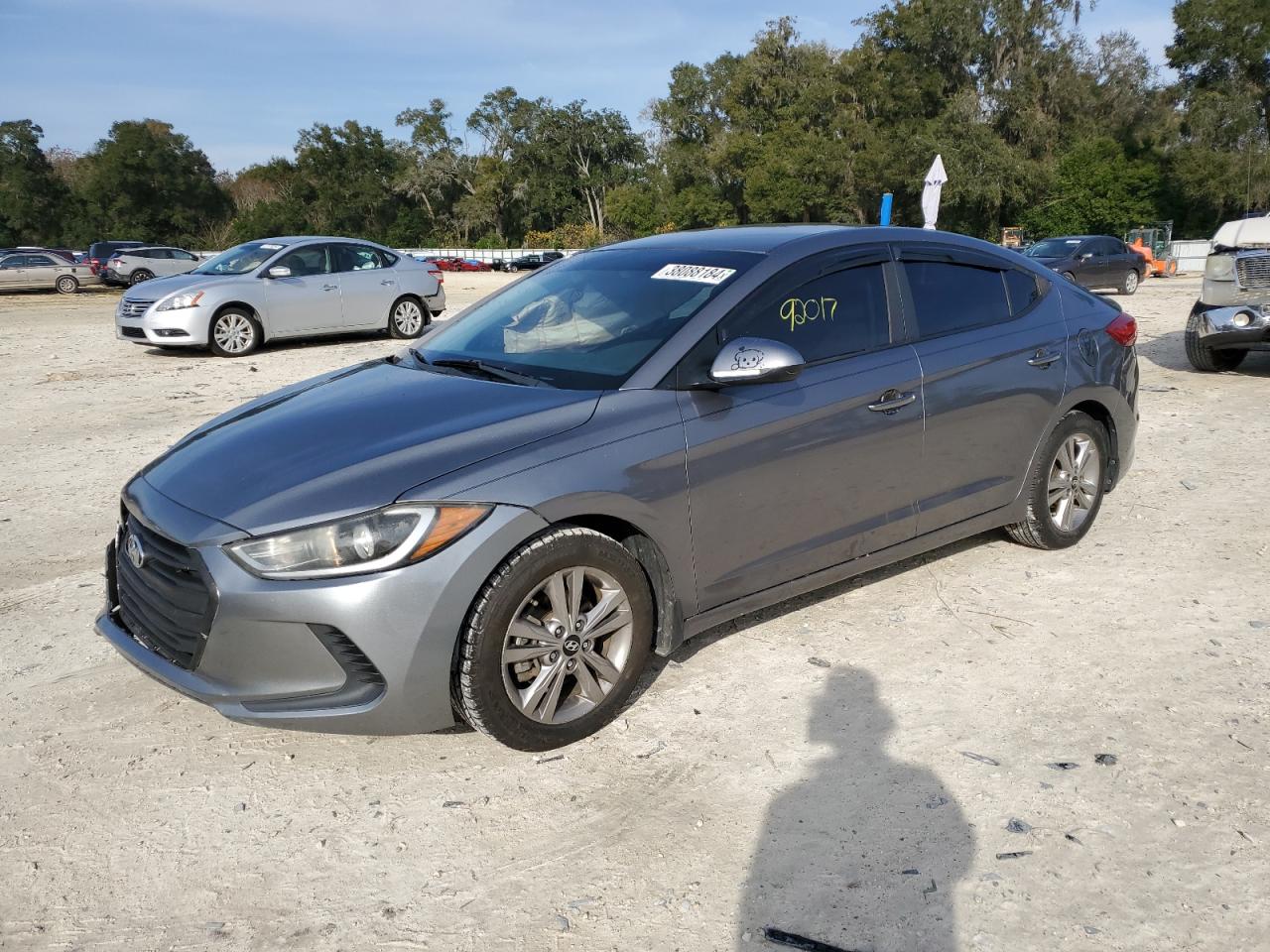 hyundai elantra 2017 kmhd84lfxhu176362