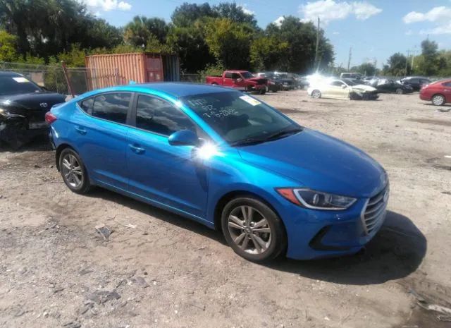 hyundai elantra 2017 kmhd84lfxhu241565