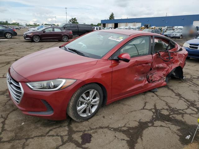 hyundai elantra 2017 kmhd84lfxhu246328