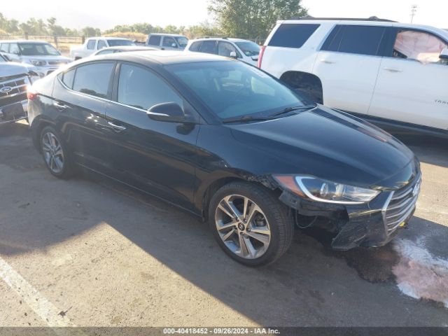 hyundai elantra 2017 kmhd84lfxhu269236