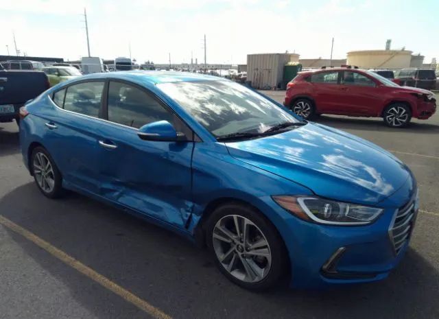 hyundai elantra 2017 kmhd84lfxhu283217