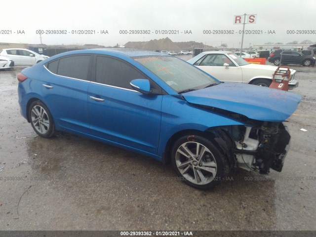 hyundai elantra 2017 kmhd84lfxhu314384